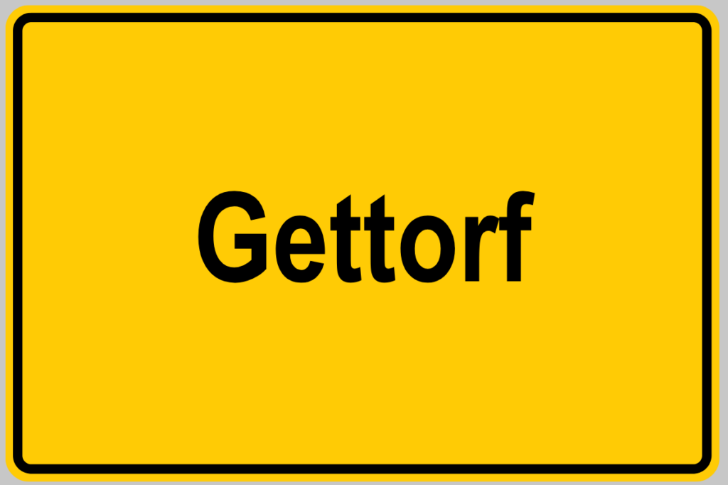 Ortschild Gettorf